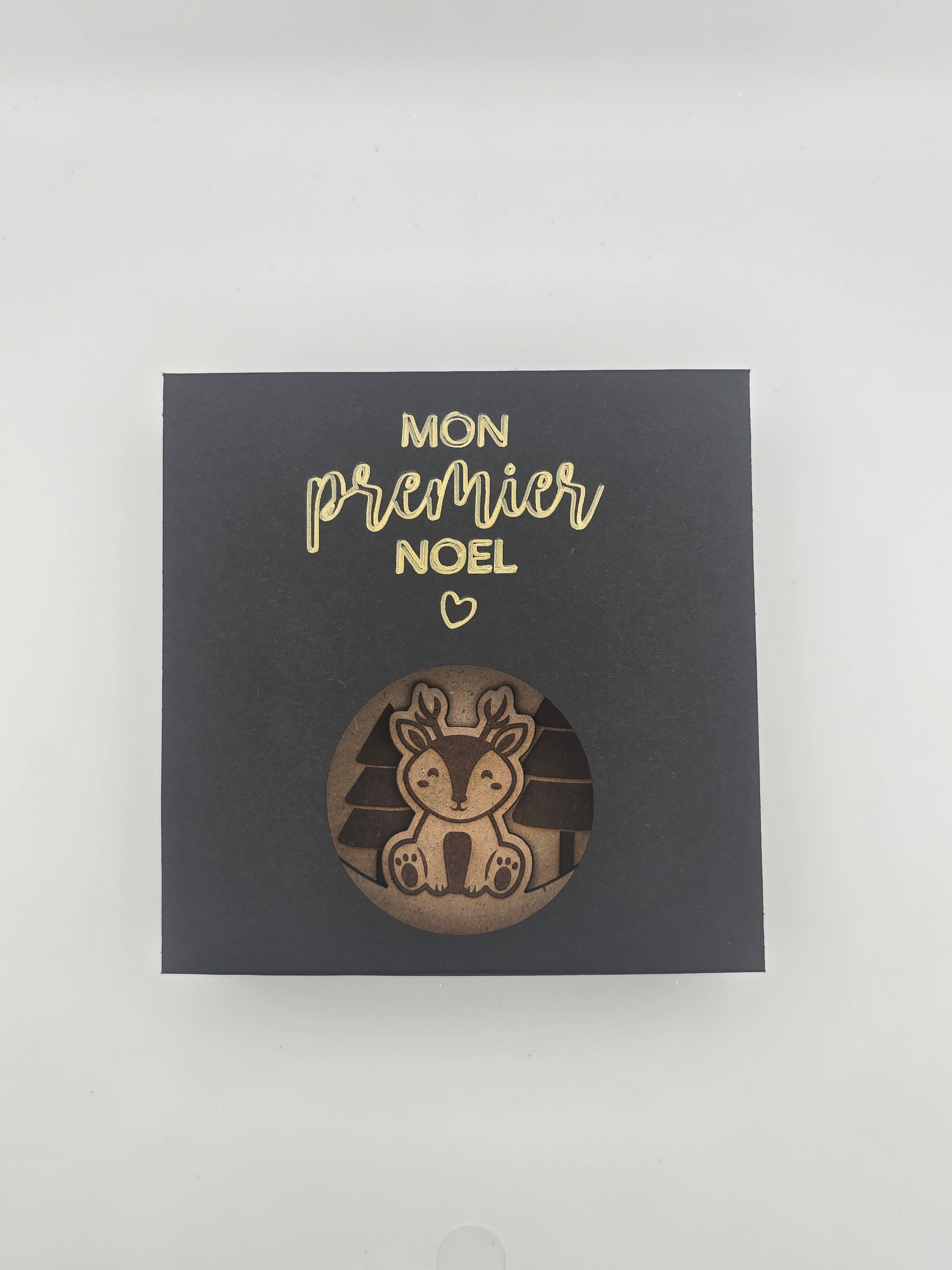 Boule de Noël "Mon 1er Noël" en bois