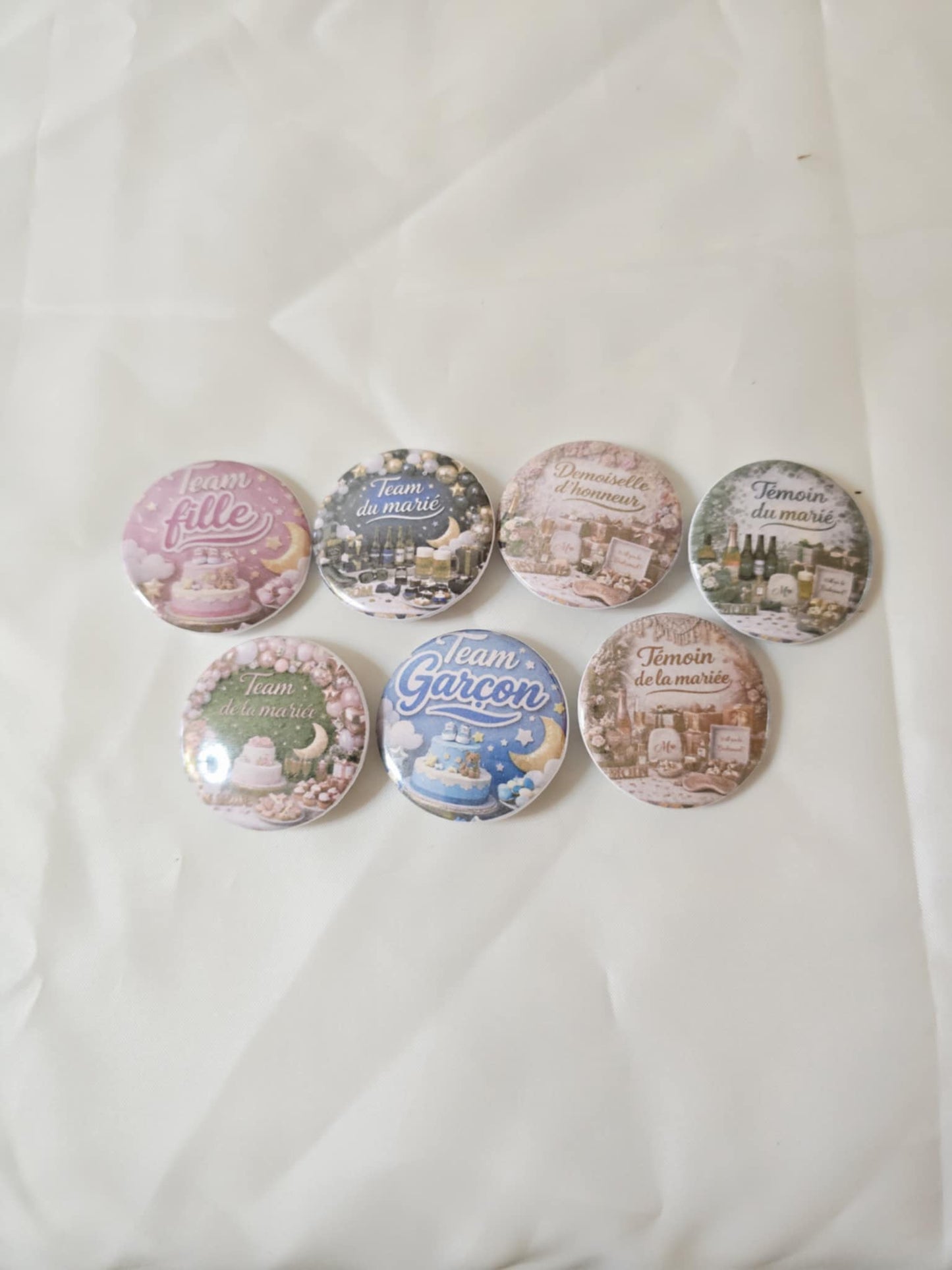 Badge personnalisé 3,2 cm – Impression sur mesure | Événements & Créations