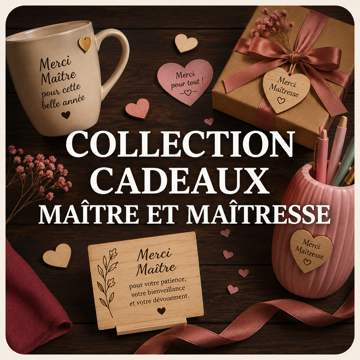 Cadeaux maître & maîtresse