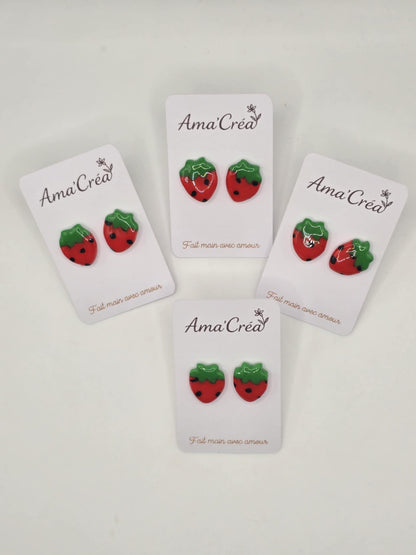 Boucles d’oreilles Enfant - Bijou artisanal et léger