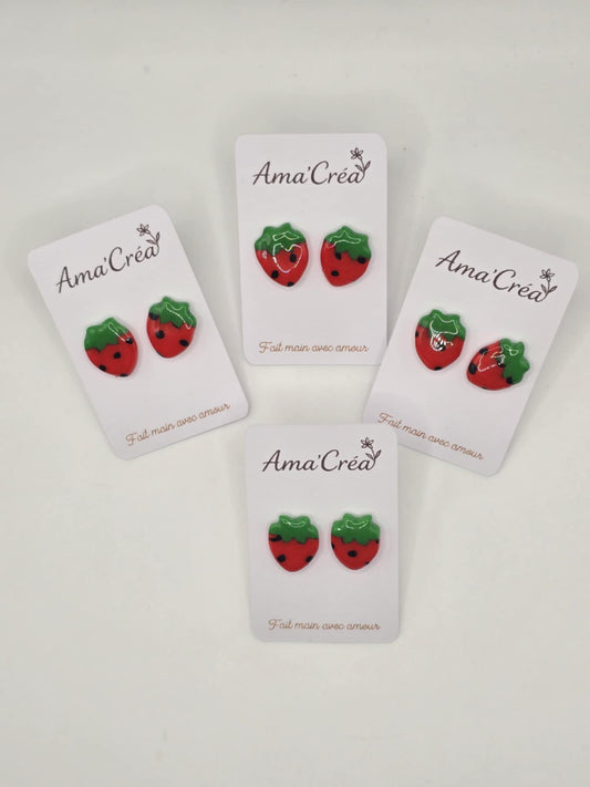 Boucles d’oreilles Enfant - Bijou artisanal et léger