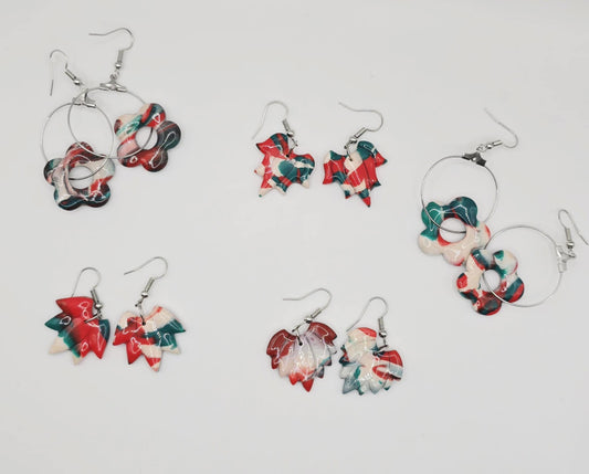 Boucles d'oreilles "Noël"