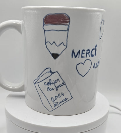 Mug personnalisé avec photo ou texte – Cadeau unique
