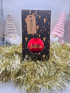 Boule de noël personnalisée