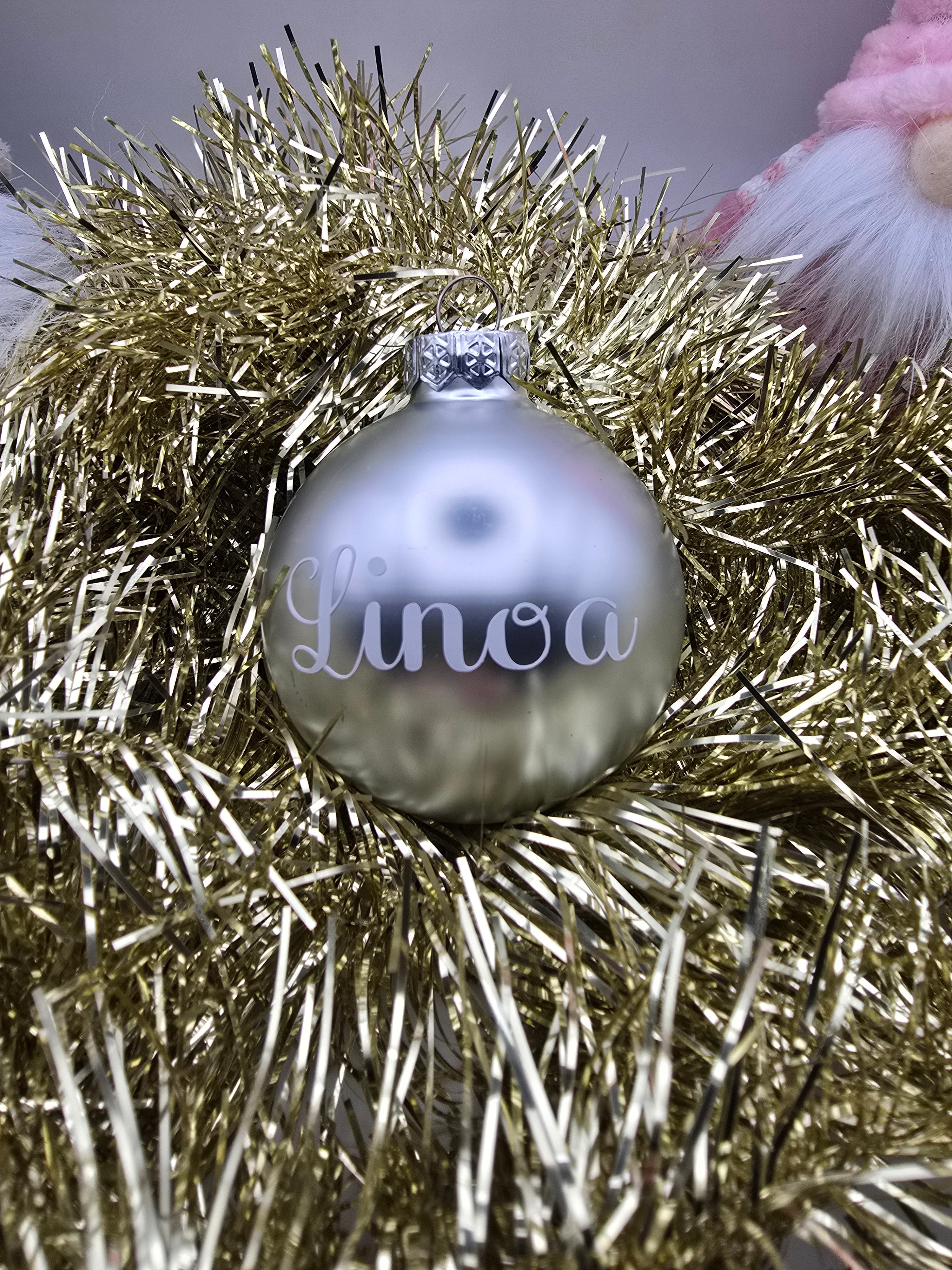 Boule de noël personnalisée