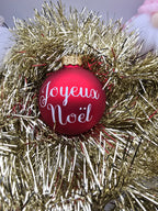 Boule de noël personnalisée