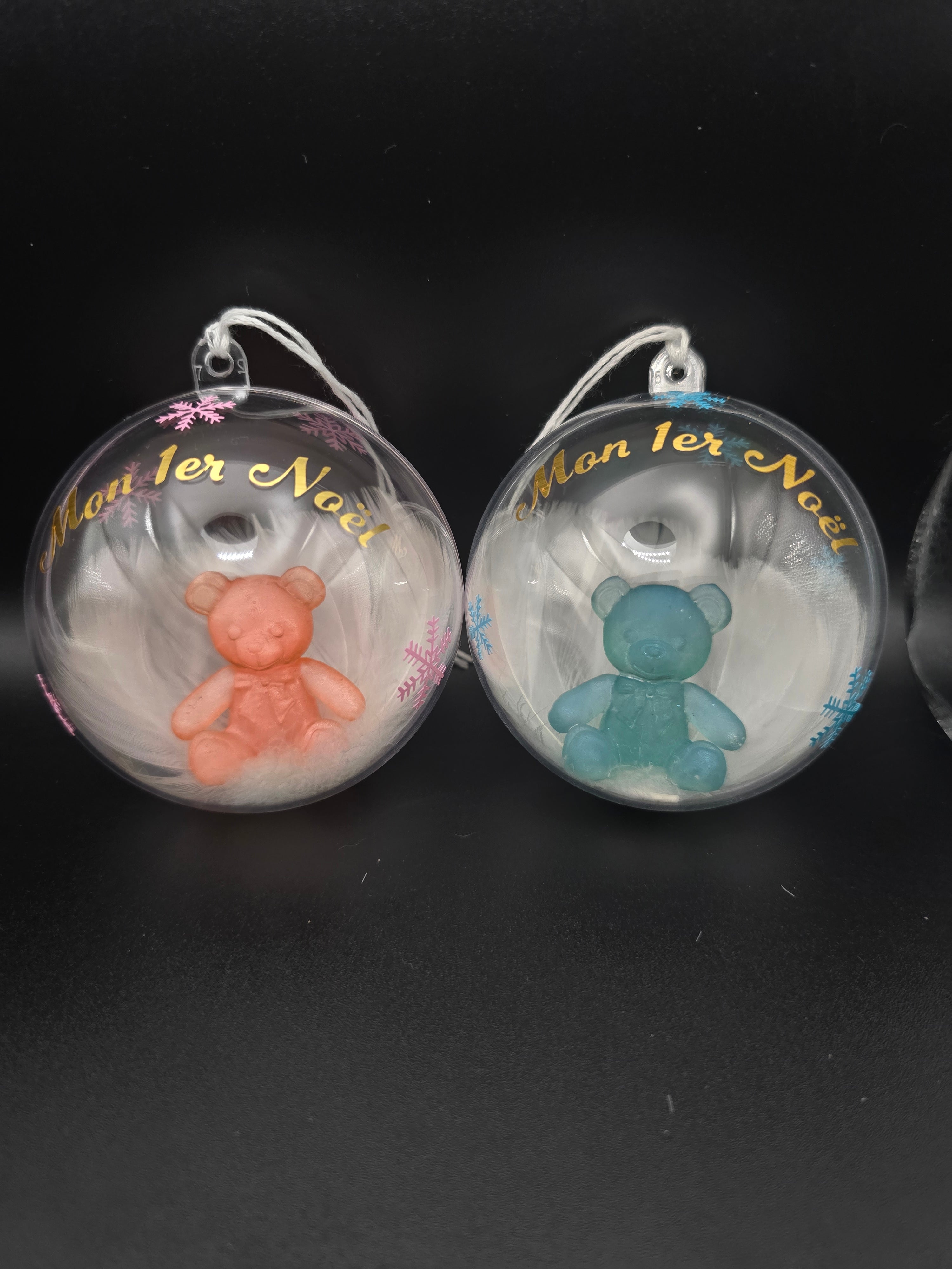 Boules de Noël ourson