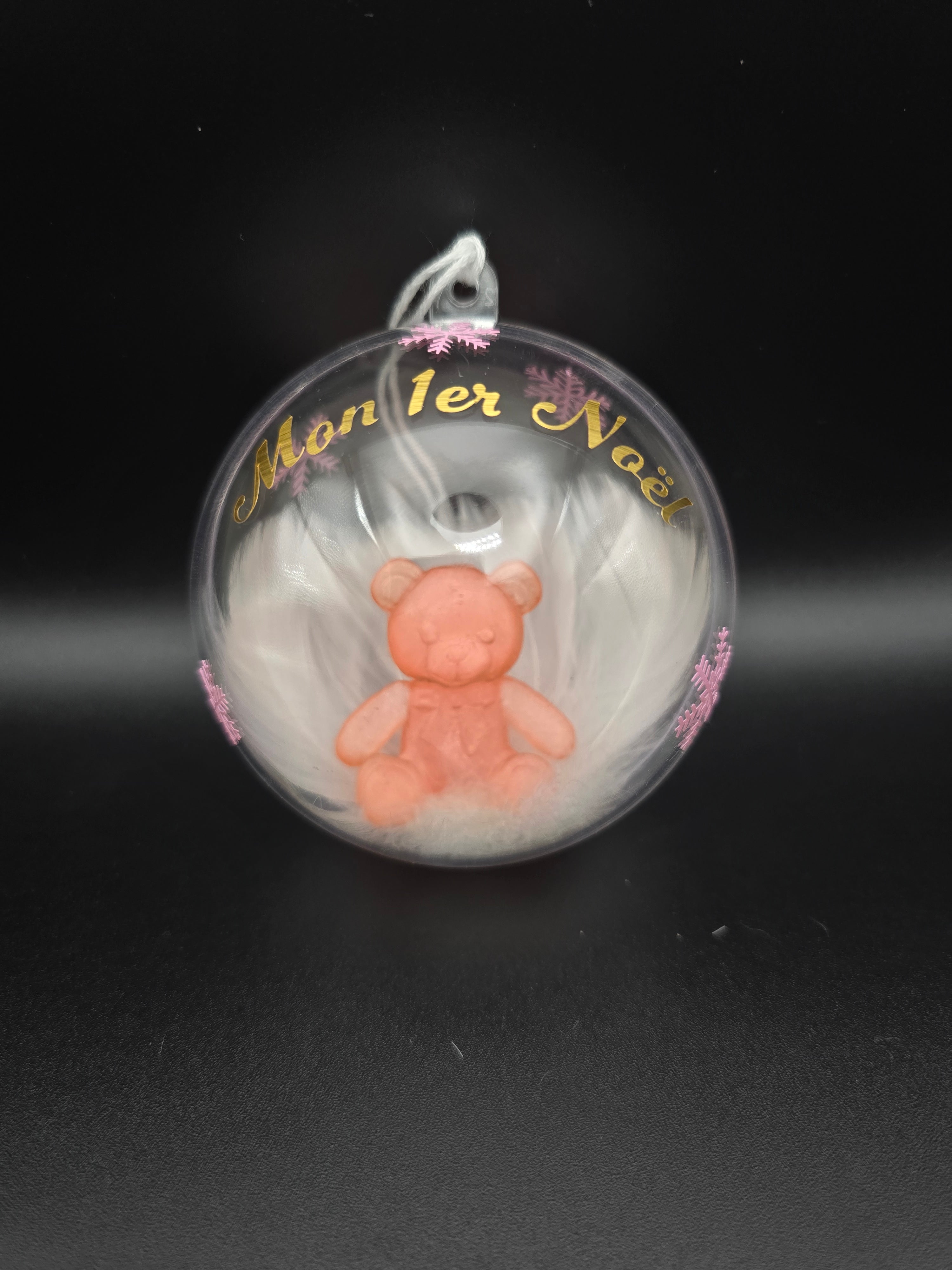 Boules de Noël ourson