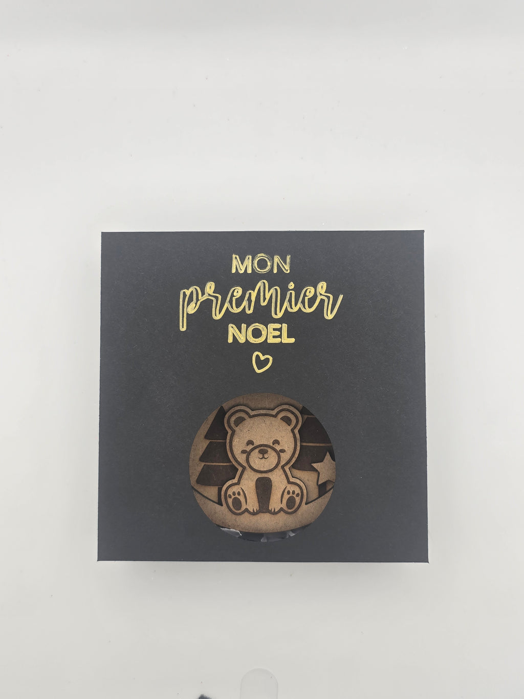 Boule de Noël "Mon 1er Noël" en bois