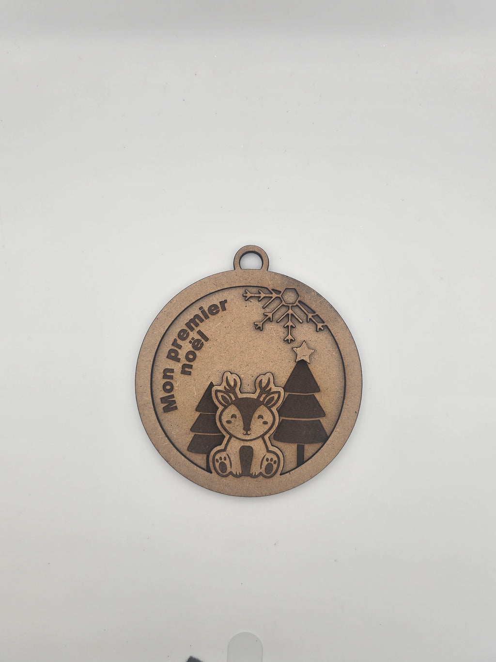 Boule de Noël "Mon 1er Noël" en bois