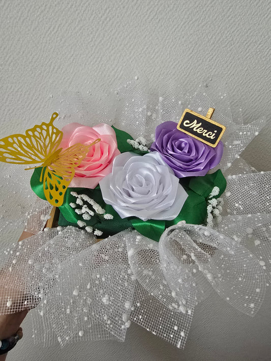 Box florale faite main