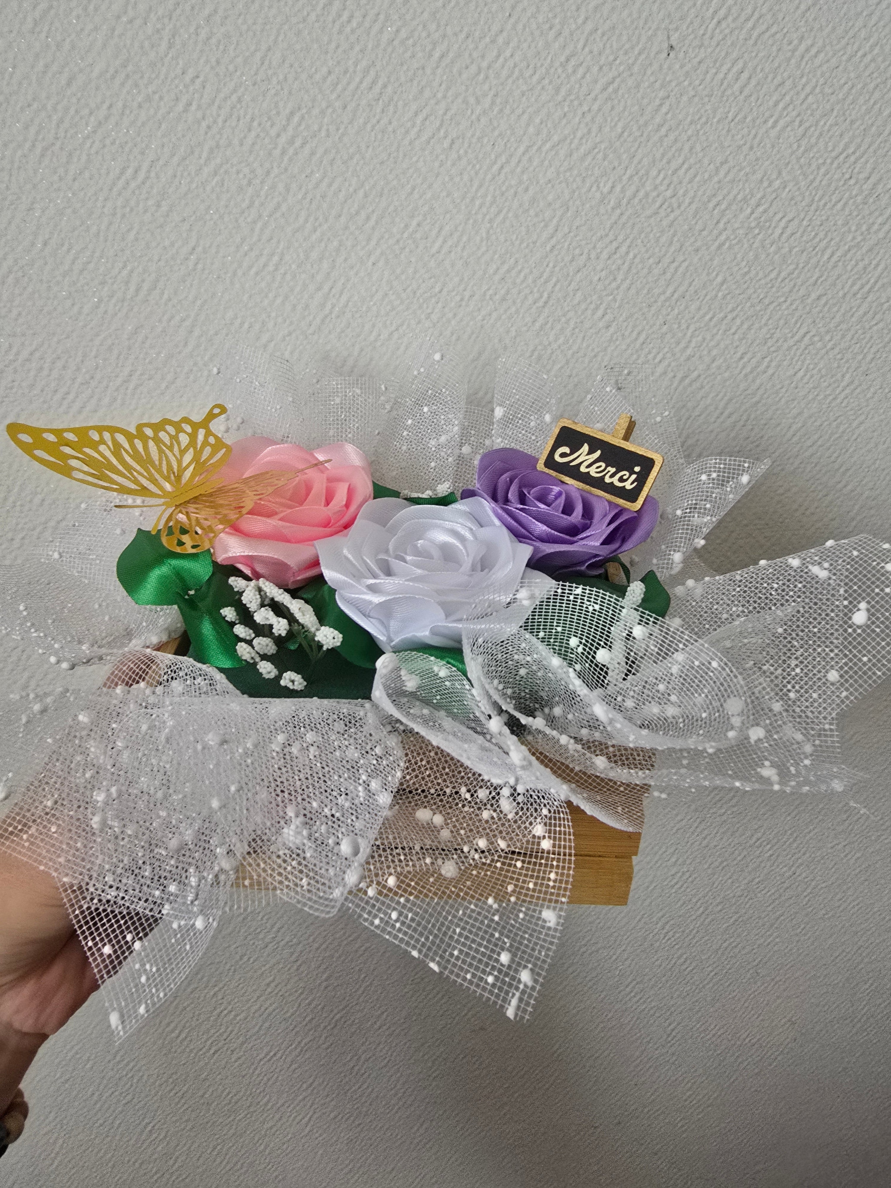 Box florale faite main