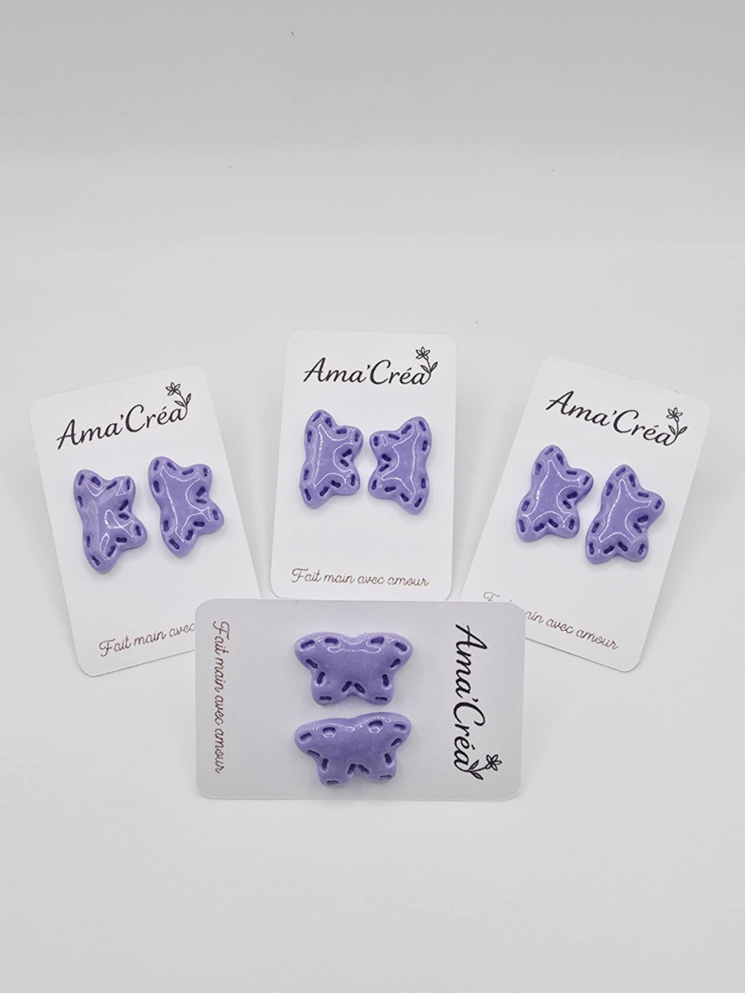 Boucles d’oreilles Enfant - Bijou artisanal et léger