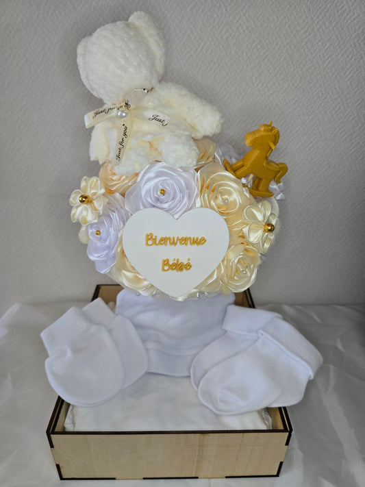 Coffret naissance personnalisé – Cadeau bébé unique