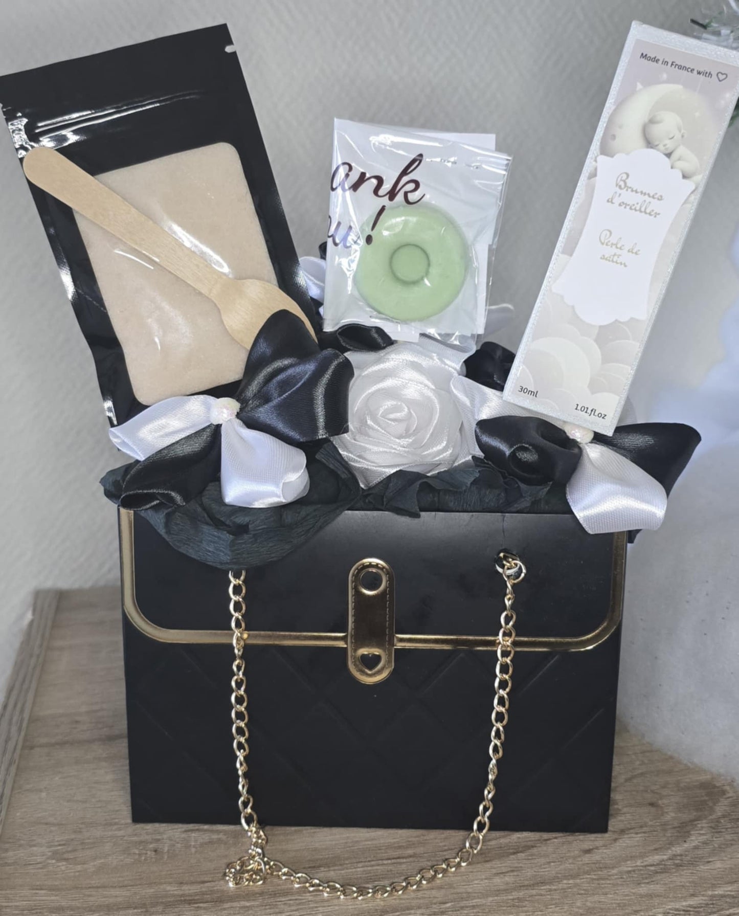 Petit sac à main parfumé – Création artisanale par Ama'Créa & Mélody des Senteurs