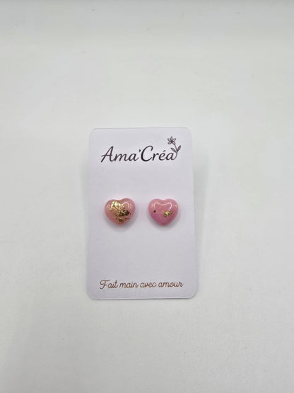 Collection Essence de Sakura – Bijoux artisanaux en pâte polymère translucide