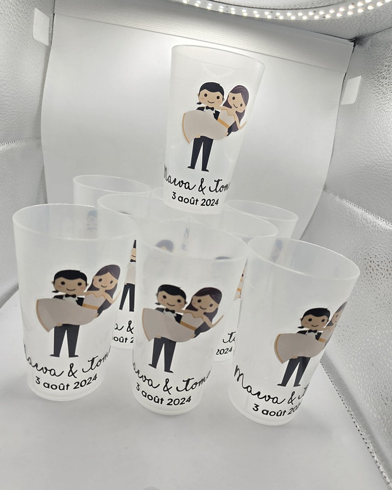 Gobelet personnalisé en plastique – 33cl – Événements & fêtes