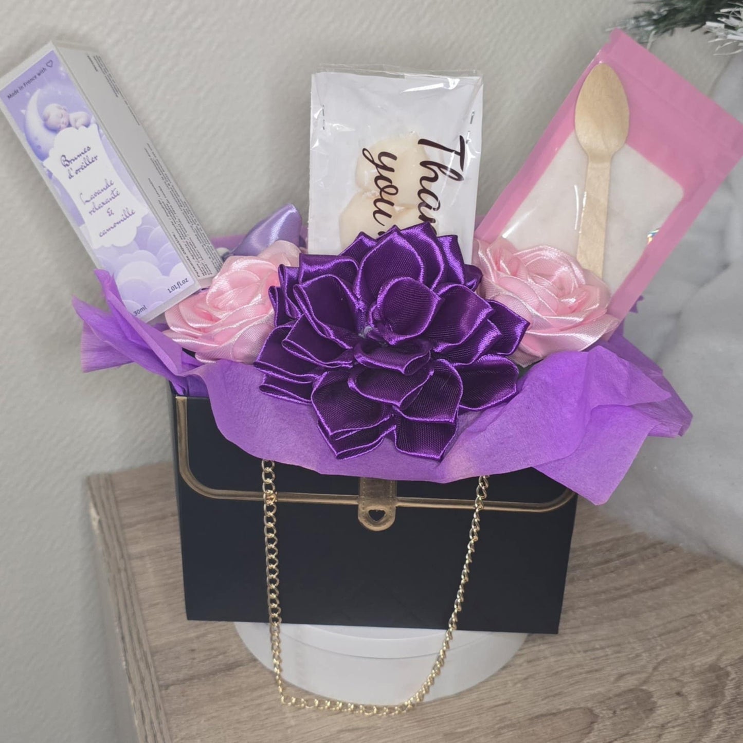 Petit sac à main parfumé – Création artisanale par Ama'Créa & Mélody des Senteurs