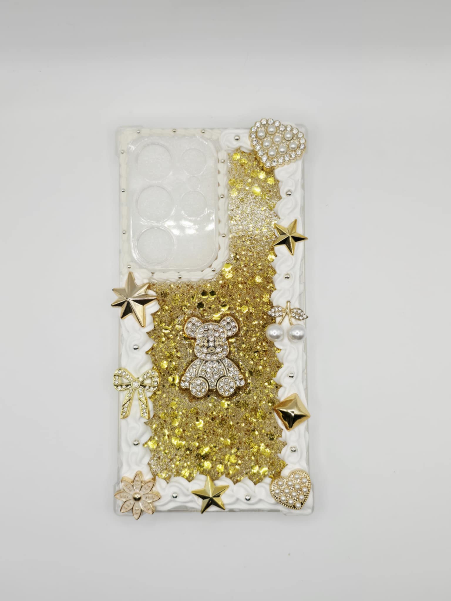 💖 Coque personnalisée en chantilly décorative (fait main)