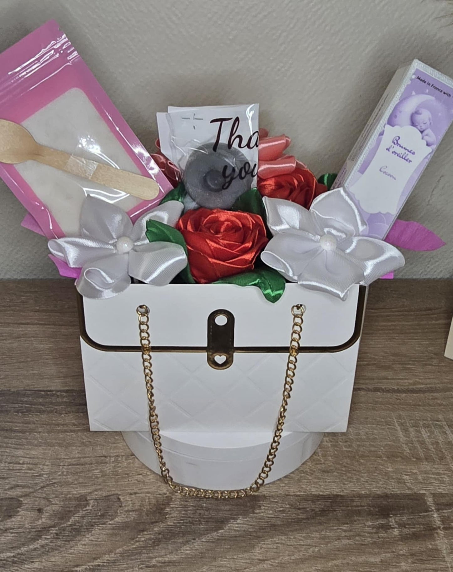 Petit sac à main parfumé – Création artisanale par Ama'Créa & Mélody des Senteurs