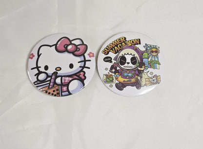 Badge personnalisé 5.8 cm – Impression sur mesure | Événements & Créations