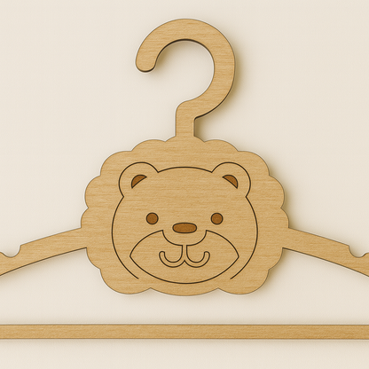 Cintre naissance personnalisé en bois