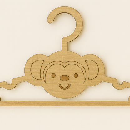 Cintre naissance personnalisé en bois