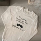 Body bébé personnalisé en coton – Cadeau naissance unique