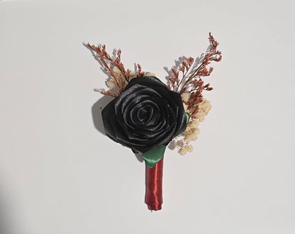 Boutonnière mariage élégante
