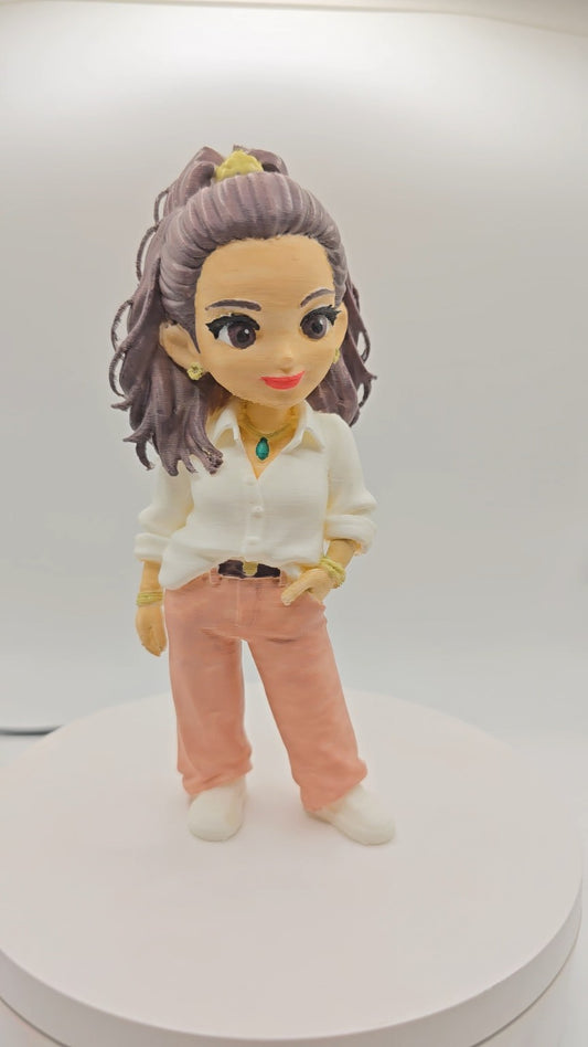 Figurine 3D personnalisée peinte à la main, création Ama'Créa