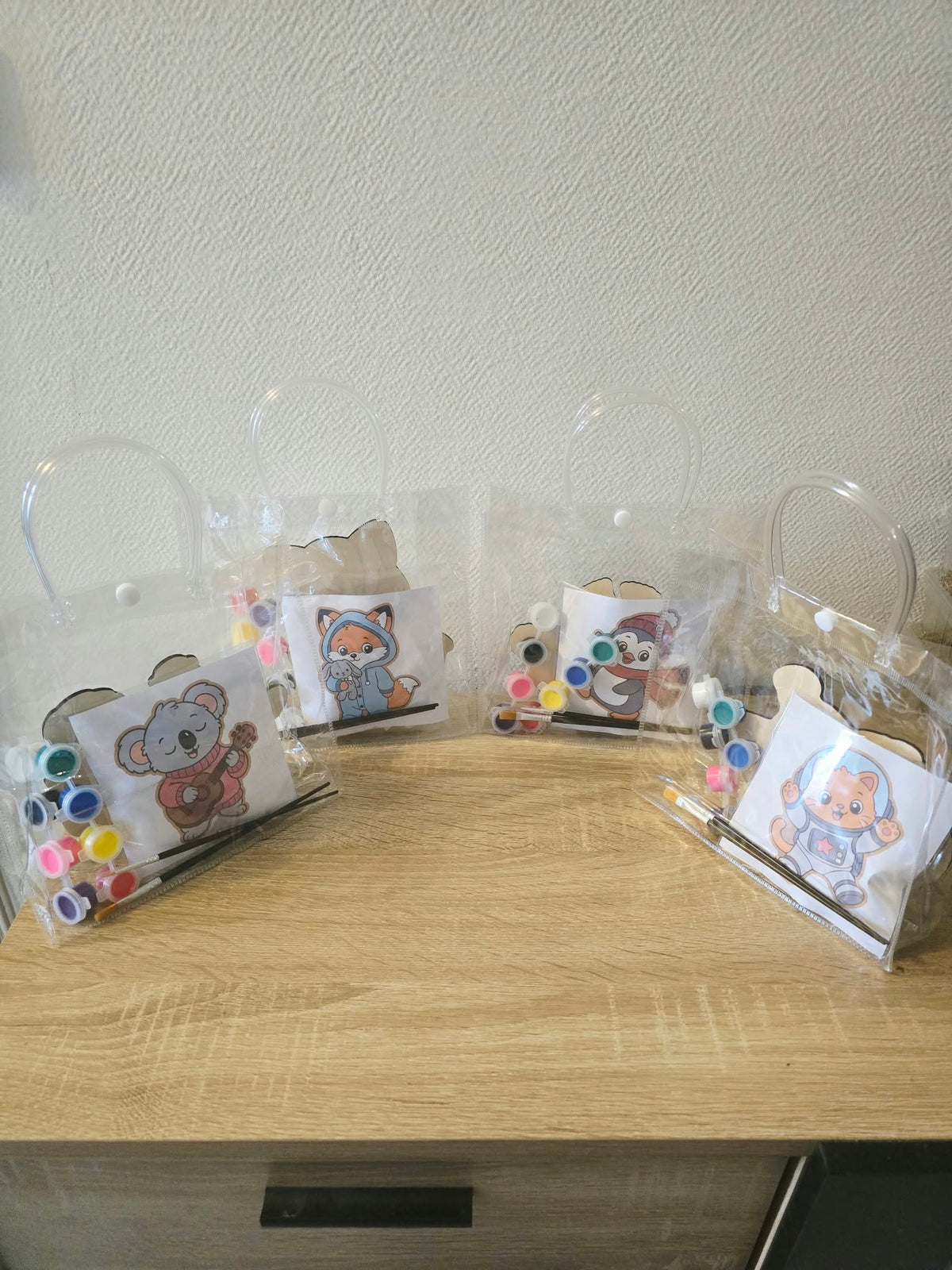Sélection de kits puzzle en bois à assembler et colorier