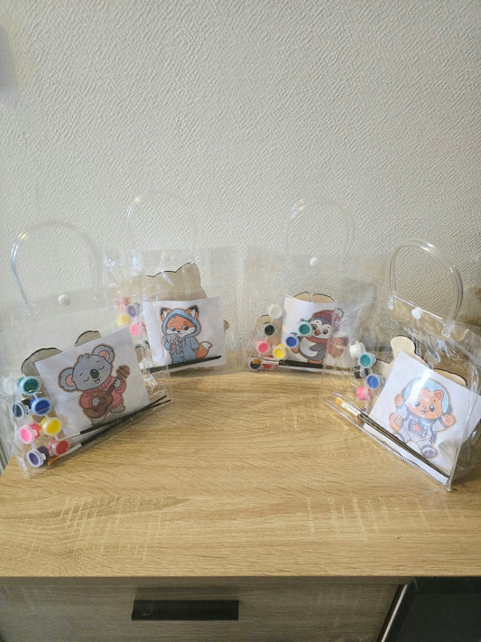 Sélection de kits puzzle en bois à assembler et colorier