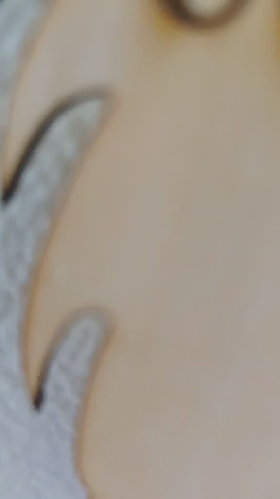 Attrape-rêves de naissance personnalisé en bois
