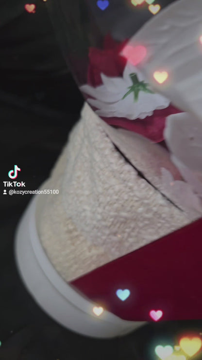 Ballon bulle Orchidée blanche