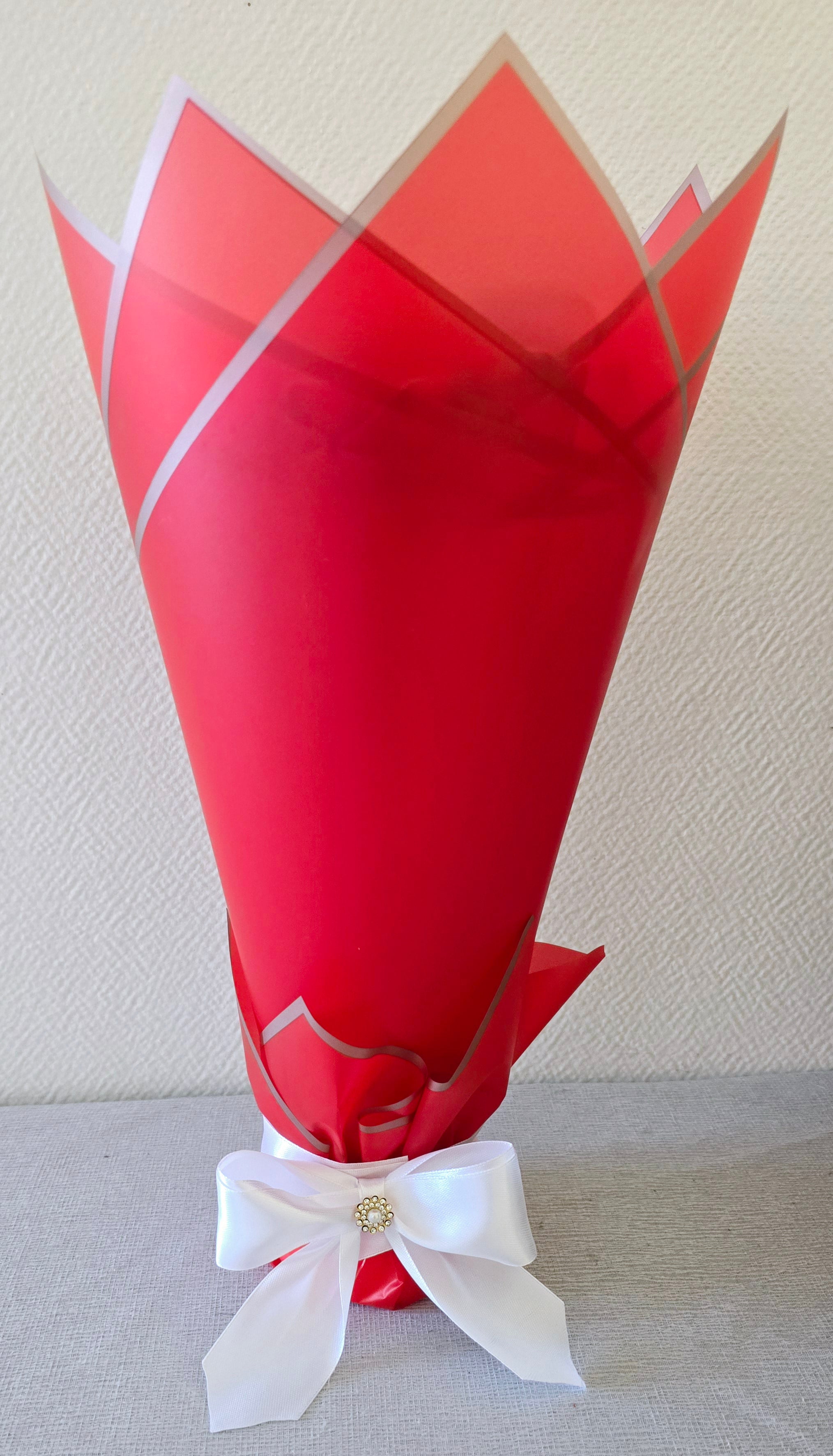 Bouquet floral en satin personnalisé – roses artificielles pour mariage & cadeau