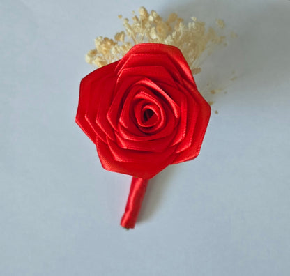 Boutonnière mariage élégante
